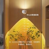 夕入阳户关吊玄灯日落氛围术灯可升451降卧室艺床头灯高级感