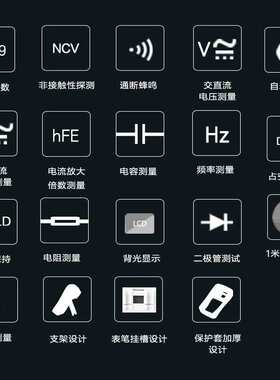 优利德真有效值高精度数字万用表电子维修制造专用表UT39A+/C+/E+