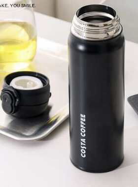 C弹跳双饮保温杯—黑色480ml COS-2505-480