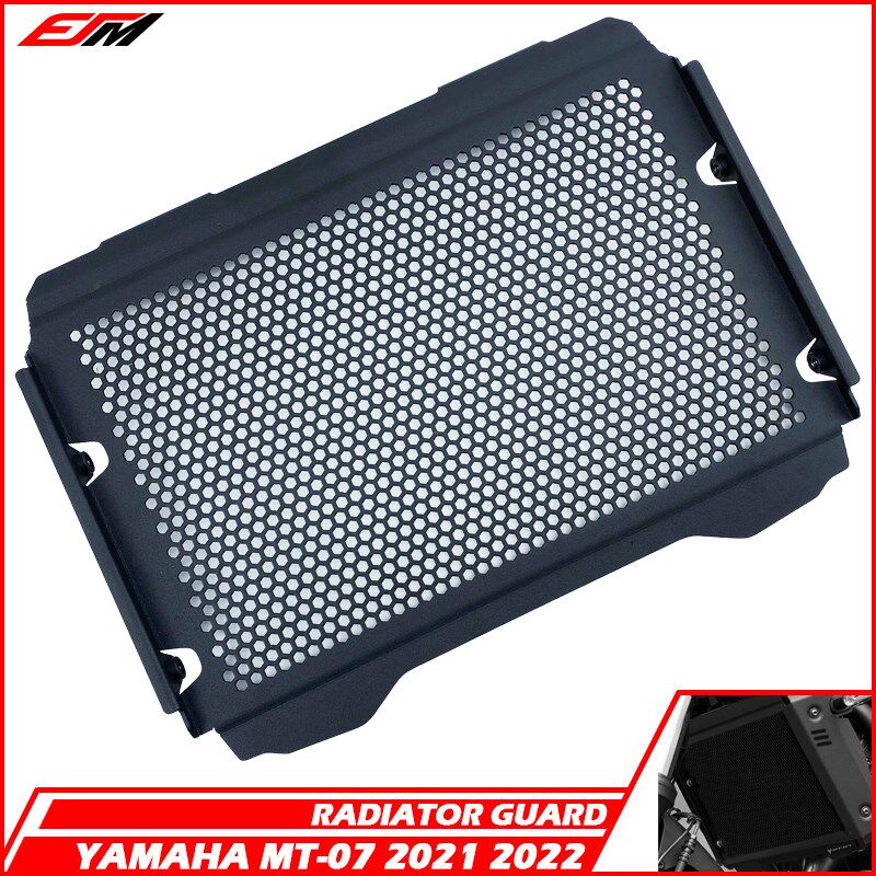 适用 FZ07 MT07 21-22款改装水箱网护网罩水箱防护罩散热网