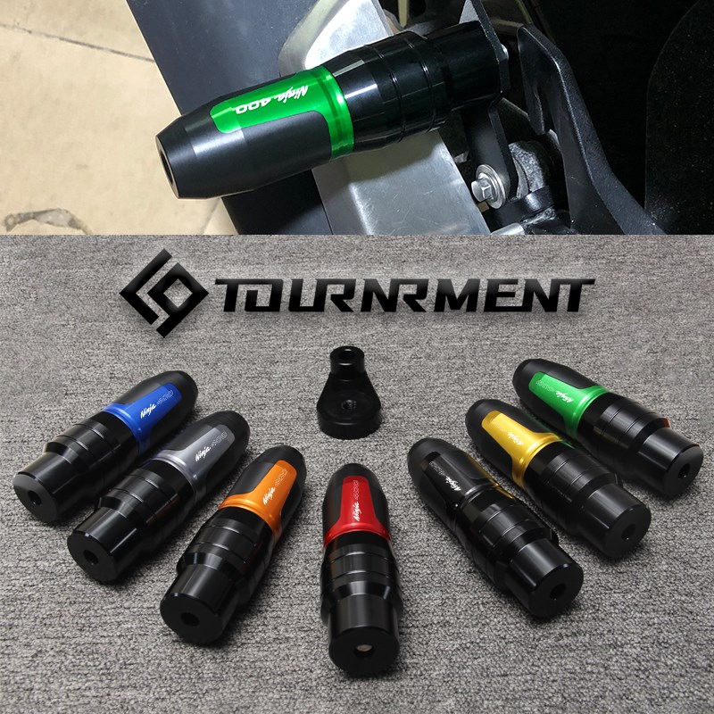 适用川崎NINJA400排气管防摔棒忍者Z400改装防摔球排气保护棒防护