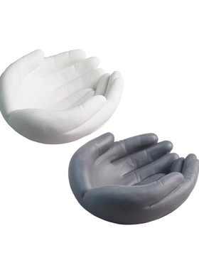 现代简约家居餐桌创意果盘手掌摆件客厅茶几桌面手捧收纳软装饰品