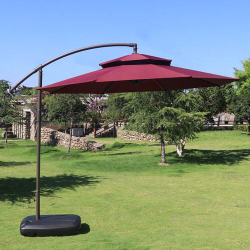 户外遮阳伞保安岗亭大太阳伞庭院露台香蕉伞室外沙滩伞摆摊广告伞