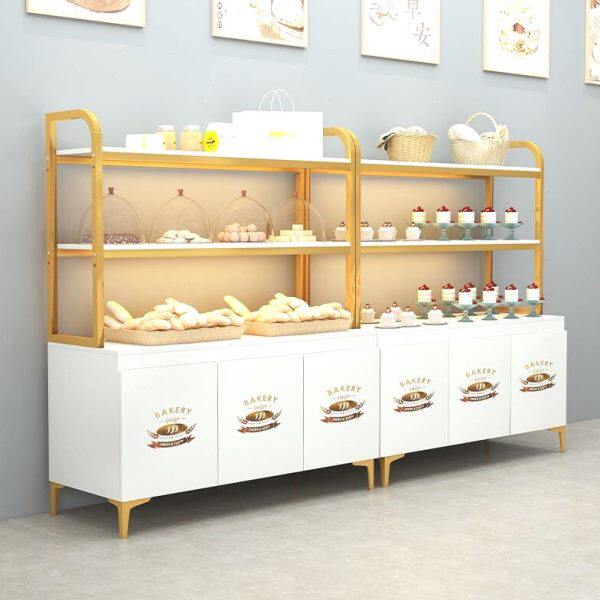 展示柜边柜烘焙店面包柜小型多层货架超市零食饼干糕点货柜陈列架