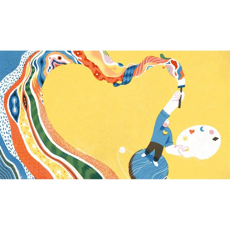 The Moment of Love 爱的瞬间 插画艺术家Yulonglli x 旁白装饰画