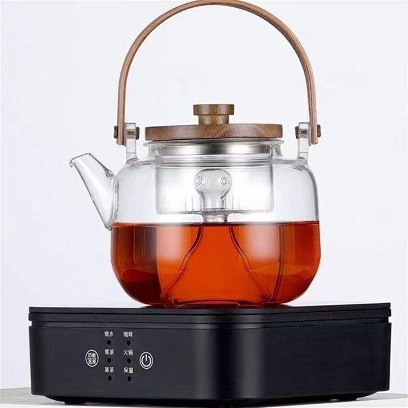 正茗堂大功率电陶炉煮茶超薄小型迷你煮茶炉智能烧水泡茶炉