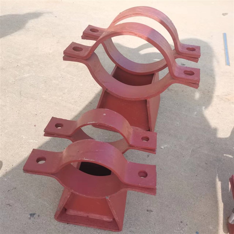 管道滑动支座导向支架管托管夹固定管托管夹保冷管夹T型管托支架