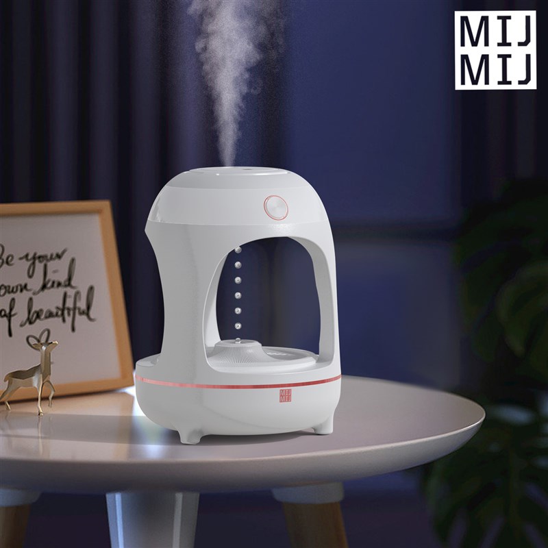 反重力加湿器 大容量静音卧室客厅桌面家用创意悬浮水滴倒流香薰