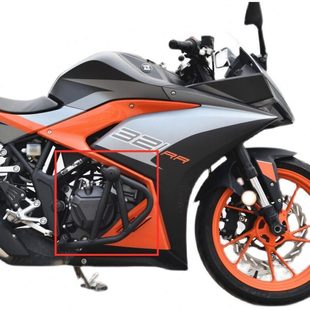 适用凯越321RR保险杠跑车321新玩家防摔杠防撞竞技前护杠摩托改装