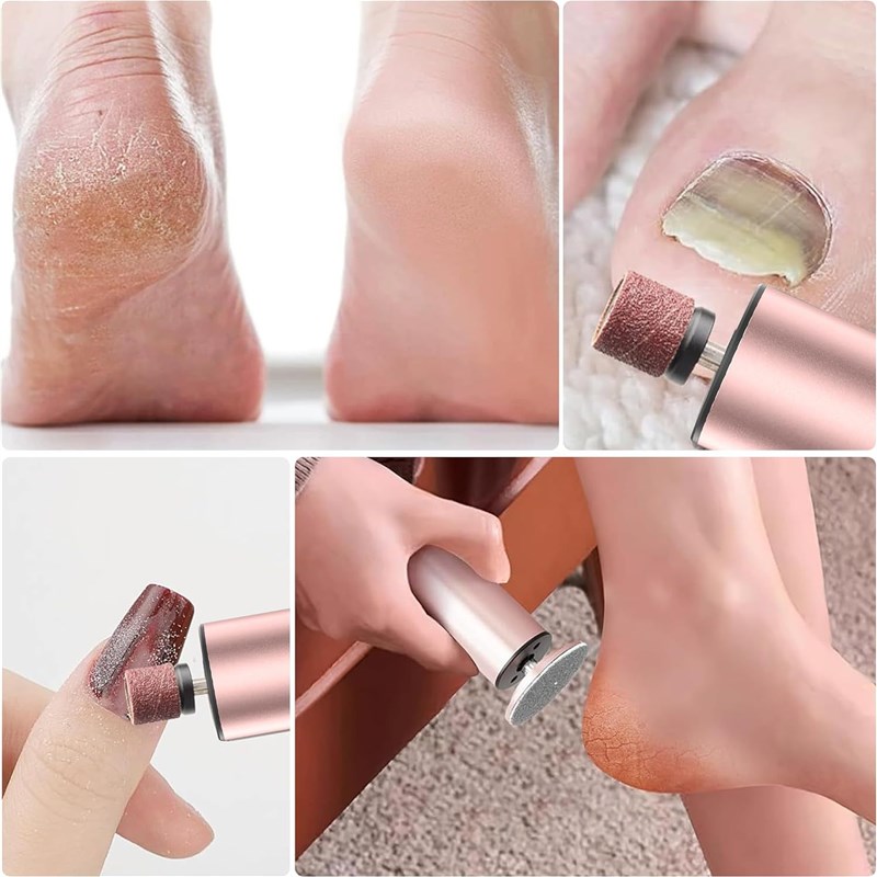 新款电动磨脚器去死皮修脚器充电款修长机身电动磨腳器一件代发