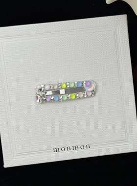 狗狗发夹彩色点钻可爱马尔济斯专用发夹约克夏发饰比熊泰迪狗狗bb