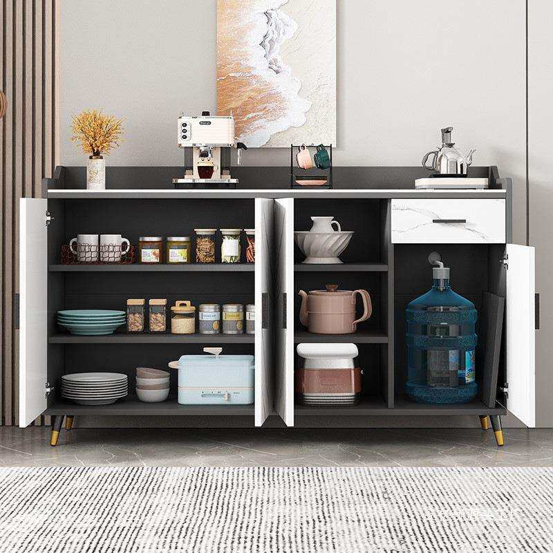 Tal岩板餐边柜靠墙现代茶水柜储物柜家用吧台隔断柜客厅一体靠墙