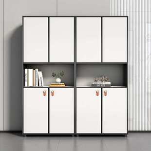 现代简约文件柜储物柜多功能办公档案柜资料落地书柜矮柜板式高柜