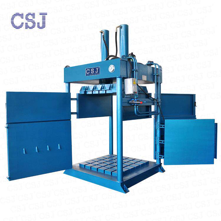 干草棉花化纤打包机立式四边开门厂家直销江苏生产