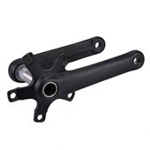 五爪曲柄 碳纤维超轻曲柄 自行车配件 公路车曲柄 碳纤维曲柄