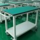 双层防静电轮子小手推车周转车间流水线可移动工作台工具车可定制
