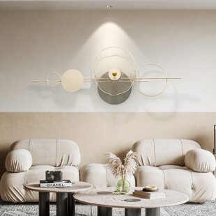 创意客厅墙面挂件高级感房间墙上装饰品铁艺立体壁挂现代简约挂饰