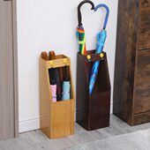 雨伞收纳架实木沥水桶家用会所民宿中式 入户门口伞桶收纳置物神器