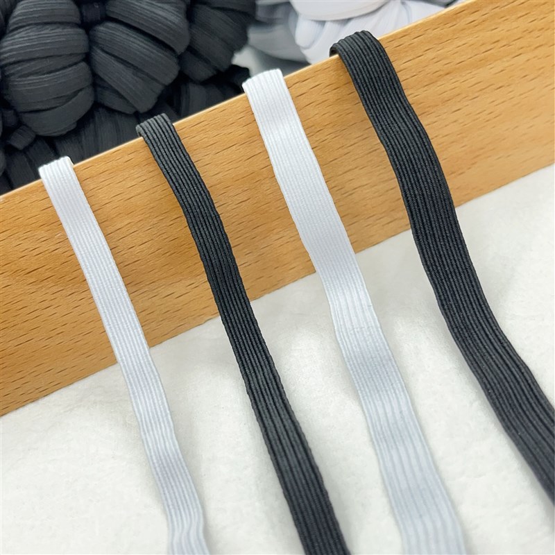 现货0.3cm至1.2cm大肠圈用弹力带发圈松紧带高弹走马带橡筋跑马带