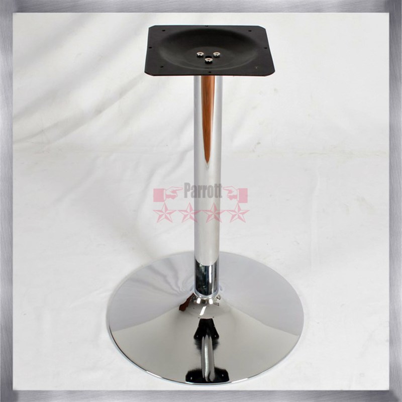 餐饮家具五金工厂专业生产喇叭形底盘桌脚台脚品质上乘五金支架