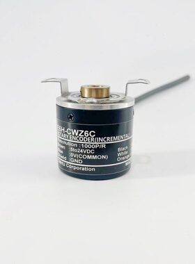 E6H-CWZ5B 60P/R光电增量旋转编码器 PNP输出 外径40中空轴