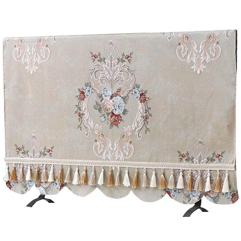 艺欧式布液通晶电视机套防尘罩55寸5台RQW式挂式用电视柜桌布盖6