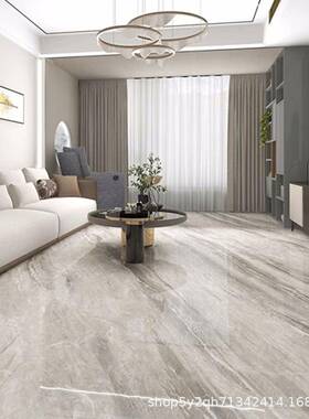 通体密缝大理石大板750X15卧00瓷砖客厅室地砖600*120板密缝大理0