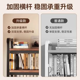 1洞收纳桌面电脑桌置架桌上多层铁书架艺学生书桌办公物桌架洞子