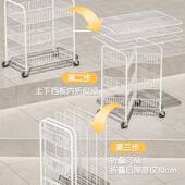 三层折摆摊冰小推车户外夜移动地摊叠一秒收985摊粉凉面小市车架