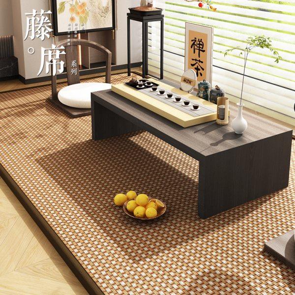 夏季纯凉席飘窗垫竹编藤席坐垫日式茶室竹席垫子可擦洗阳台垫竹编,居家布艺,飘窗垫,淘宝优惠券,粉丝福利购,淘宝优惠卷
