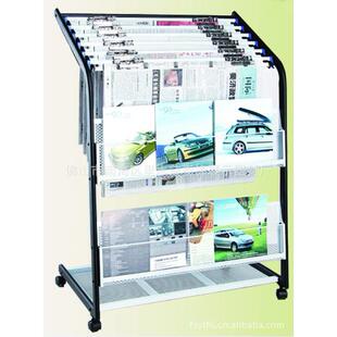 报W-3刊架定制报刊志架厂家属金资料架杂定架制