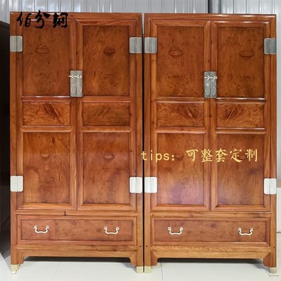 新中式白铜门条定制仿古古典直条拉手橱S柜电视柜门把手