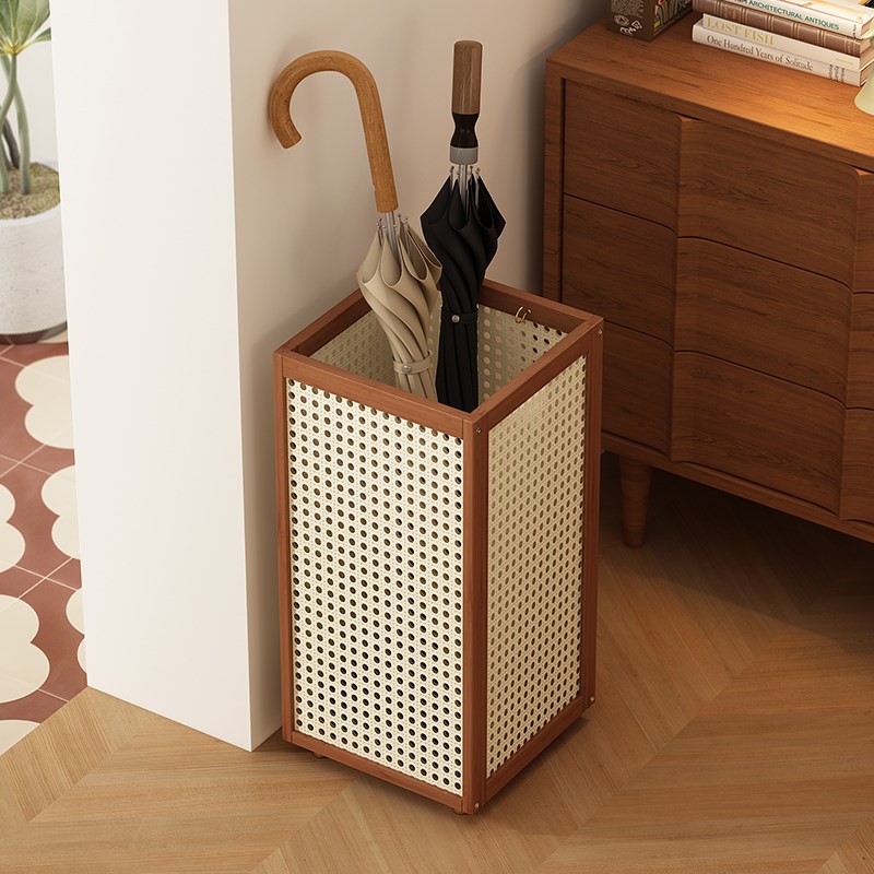 雨伞收纳层架家用门口伞架置物架非实木商用沥水伞桶U多功能放伞