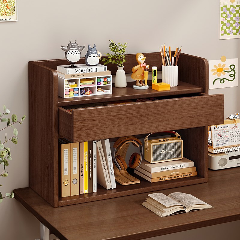 桌面置物架大学生宿舍桌上收纳架学生家用书M架多层柜子办公室好