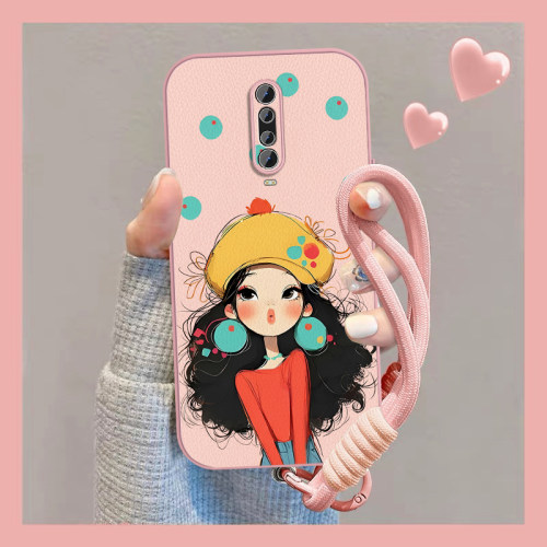 适用红米k30手机壳卡通Redmik30pro多巴胺女孩新款创意k30i磁吸支架k30s小羊皮至尊纪念版保护套全包防摔挂绳