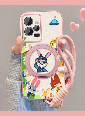 适用动物城朱迪vivoiqoo11手机壳女卡通iqoo11pro新款可爱爱酷11s磁吸viv0小羊皮保护套全包防摔iq00挂绳外壳