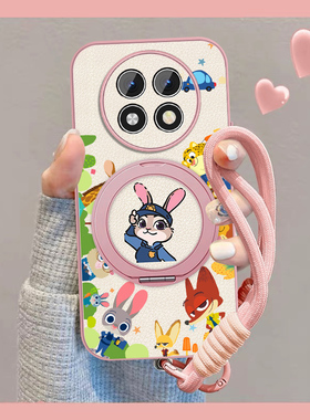 适用动物城朱迪oppoa1pro手机壳女卡通a2por新款可爱a1x磁吸K11X小羊皮A1PRO防摔0pp0保护套a1活力版挂绳