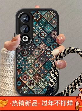 适用彩绘图腾oppok12手机壳新款plus女小羊皮0pp0k10pro高级感k11x全包男por网红活力版复古opop创意小众套