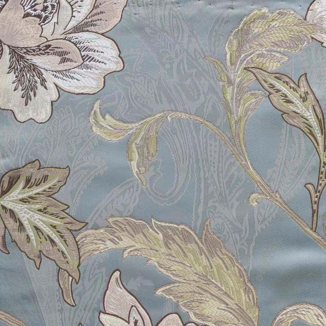 裙86105欧式大花高精密提面花料DIY箱包服装桌布发旗抱枕沙布靠垫