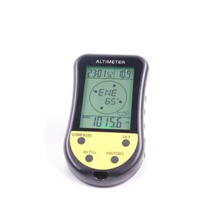 登便携电子海拔表高度计南针式户外钓鱼气山压QRK仪温度表指新款