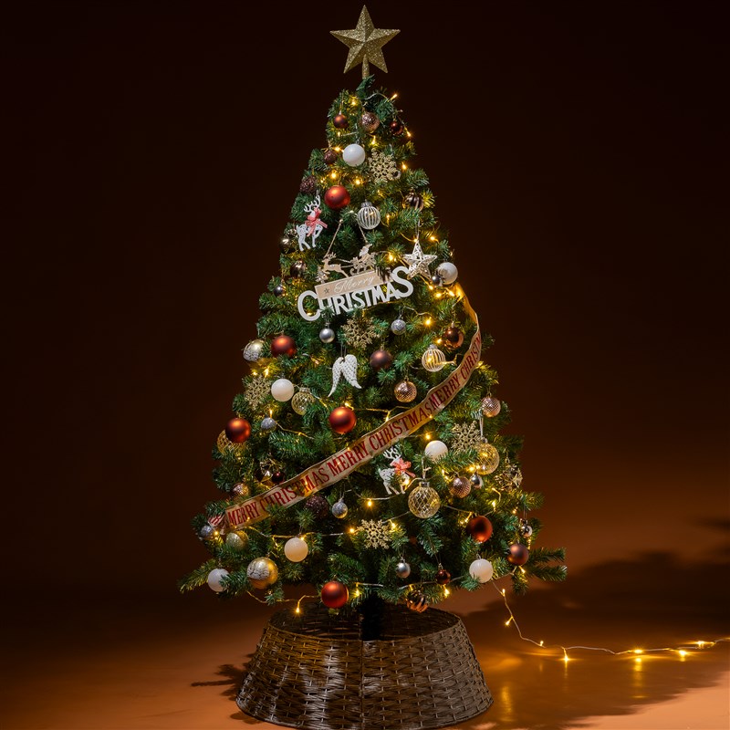 新款圣诞树家用套餐圣诞节ins风网红diy高级装饰发光场景布置摆件