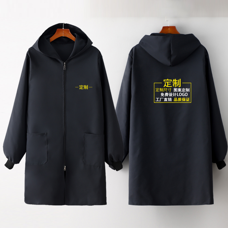 新款外穿围裙男女厨房家用防水防油污做饭洋派耐脏工作服定制LOGO