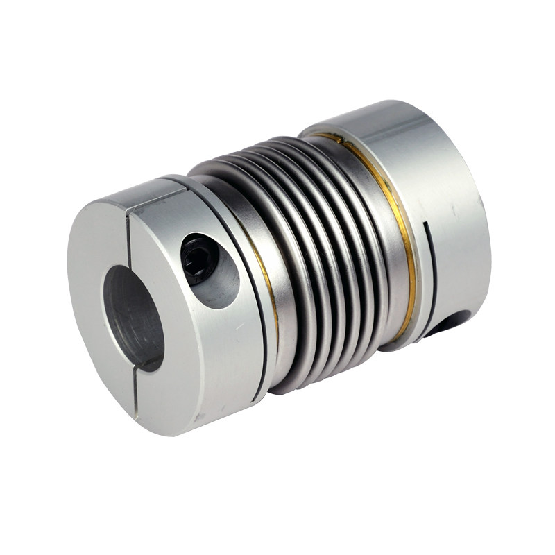 DBP01 DBP11 DBQ01 DBQ11波纹管式联轴器 铝合金/不锈钢 螺钉固定