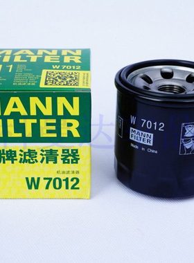 曼牌机油滤芯W7012新英朗新经典科鲁兹新凯越宝骏630新赛欧爱唯欧