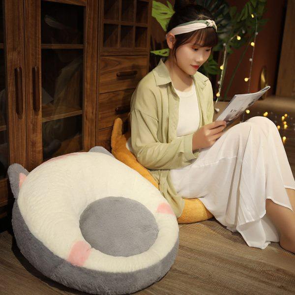 新款蒲团榻榻米地板坐墩兔毛椅子坐垫飘窗女生护臀垫子日式加厚垫,居家布艺,蒲团,淘宝优惠券,粉丝福利购,淘宝优惠卷