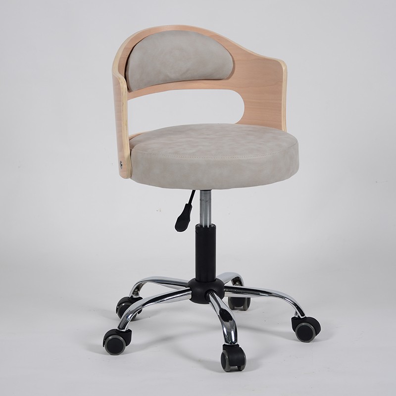 欧式滑轮吧台椅高脚m凳子前台升降酒吧椅ims靠背椅美容美甲椅子