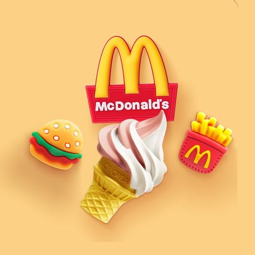 经典冰淇淋3D立体贴电动车车贴个性F创意可爱装饰品防水遮划痕配