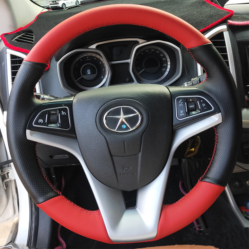 江淮瑞风S3 S5 M3 M4t M5方向盘套真皮IEV5和悦把套专用手缝全包