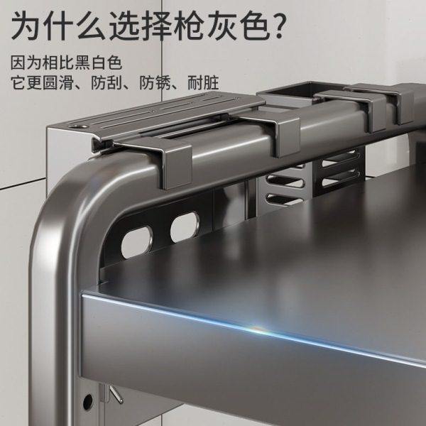 可伸缩厨房置物架微波炉架子家用台面桌面双层电饭锅烤箱收纳支架,厨房/烹饪用具,微波炉置物架,淘宝优惠券,粉丝福利购,淘宝优惠卷