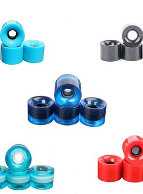 60x45mm冲浪板轮子滑板轮78A PU滑板轮单翘板鱼板轮子巡航板轮子